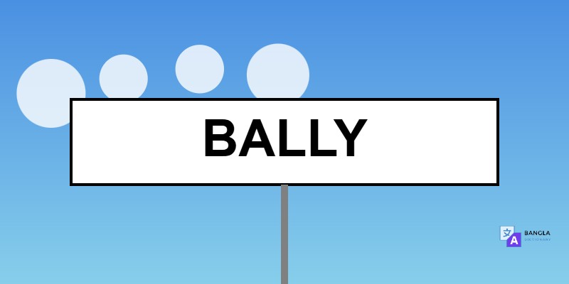 Bally Meaning in Bengali | Definition & Usage