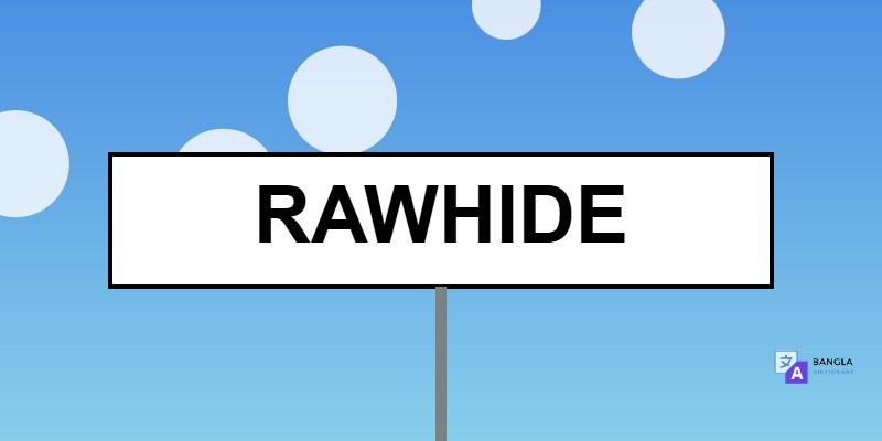 Rawhide Meaning in Bengali | Definition & Usage